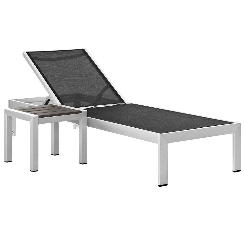 EEI-2470 Shore 2 Piece Outdoor Patio Aluminum Set by Modway