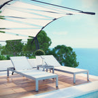 EEI-2471 Shore 3 Piece Outdoor Patio Aluminum Set by Modway