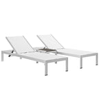 EEI-2471 Shore 3 Piece Outdoor Patio Aluminum Set by Modway
