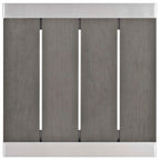 EEI-4312-SLV-NAV-SET Shore 3 Piece Sunbrella&reg; Fabric Outdoor Patio Aluminum Set by Modway
