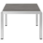 EEI-4313 Shore 3 Piece Sunbrella&reg; Fabric Outdoor Patio Aluminum Set by Modway