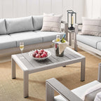EEI-4322 Shore 7 Piece Sunbrella&reg; Fabric Outdoor Patio Aluminum Set by Modway