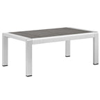 EEI-4322 Shore 7 Piece Sunbrella&reg; Fabric Outdoor Patio Aluminum Set by Modway