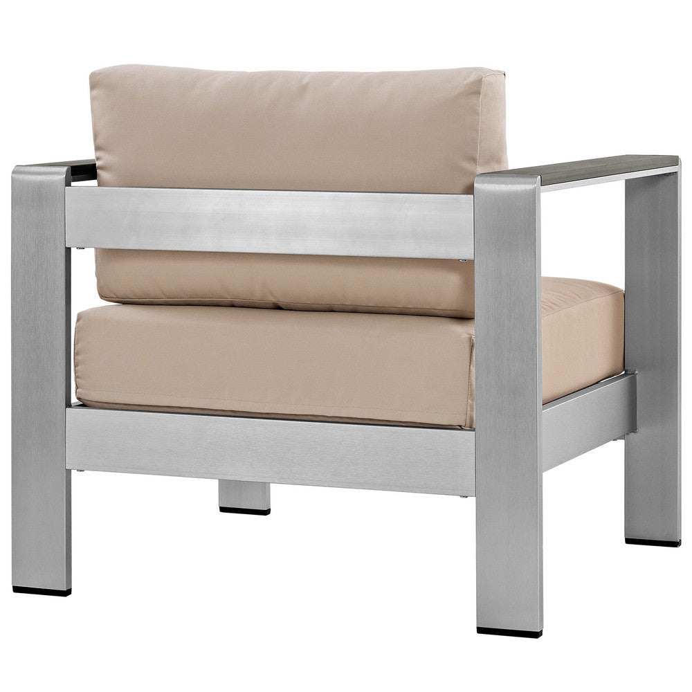 EEI-2266 Shore Outdoor Patio Aluminum Armchair by Modway