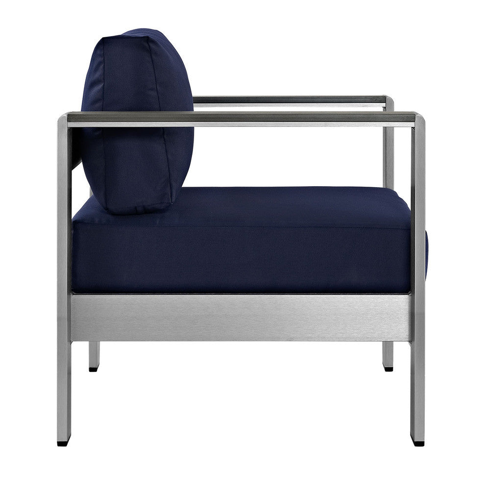 EEI-2266 Shore Outdoor Patio Aluminum Armchair by Modway