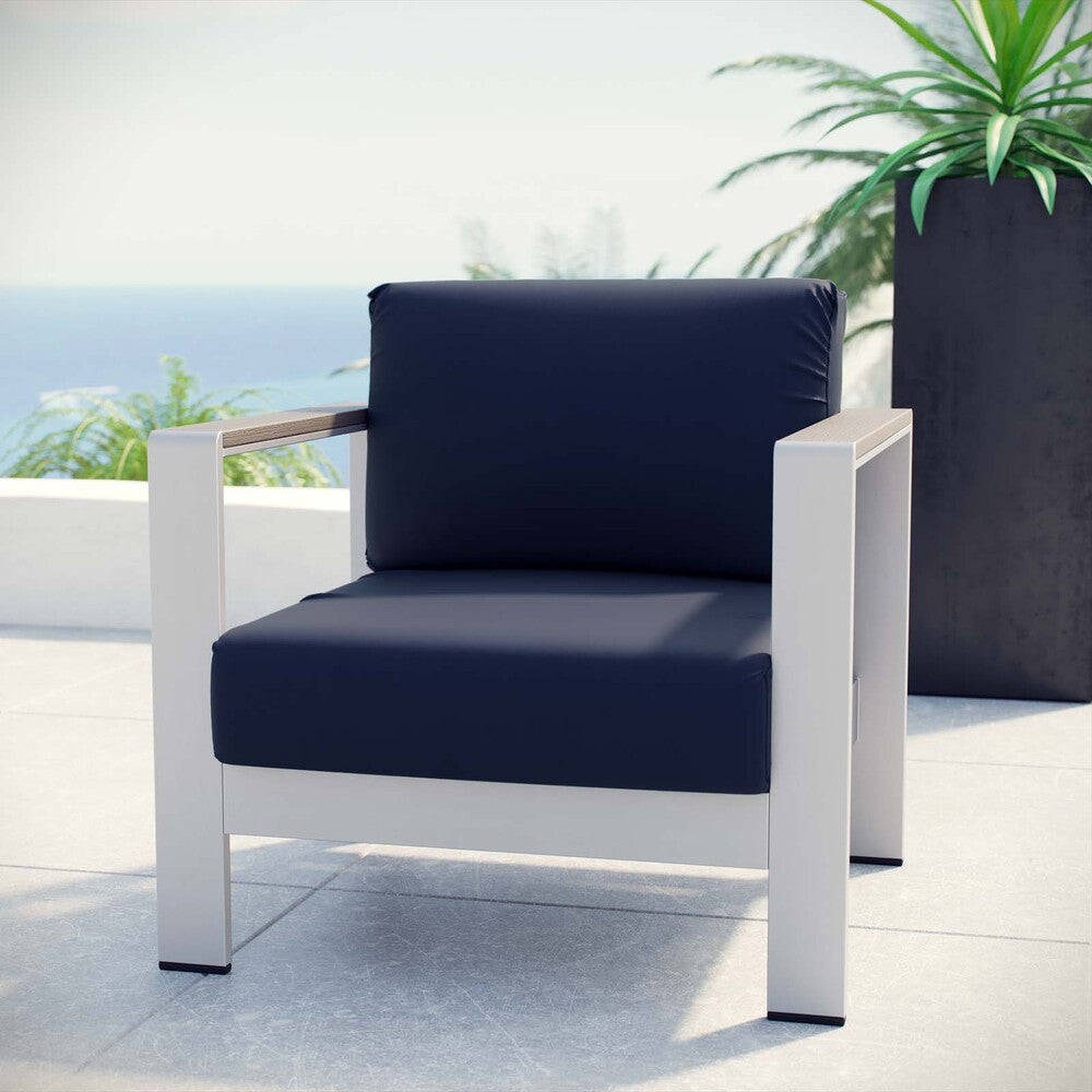 EEI-2266 Shore Outdoor Patio Aluminum Armchair by Modway