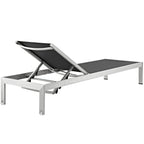 EEI-2472 Shore Outdoor Patio Aluminum Chaise Set of 2 by Modway