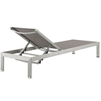 EEI-2472 Shore Outdoor Patio Aluminum Chaise Set of 2 by Modway