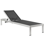 EEI-2473 Shore Outdoor Patio Aluminum Chaise Set of 4 by Modway