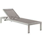EEI-2473 Shore Outdoor Patio Aluminum Chaise Set of 4 by Modway