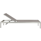 EEI-2473 Shore Outdoor Patio Aluminum Chaise Set of 4 by Modway