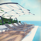 EEI-2474 Shore Outdoor Patio Aluminum Chaise Set of 6 by Modway