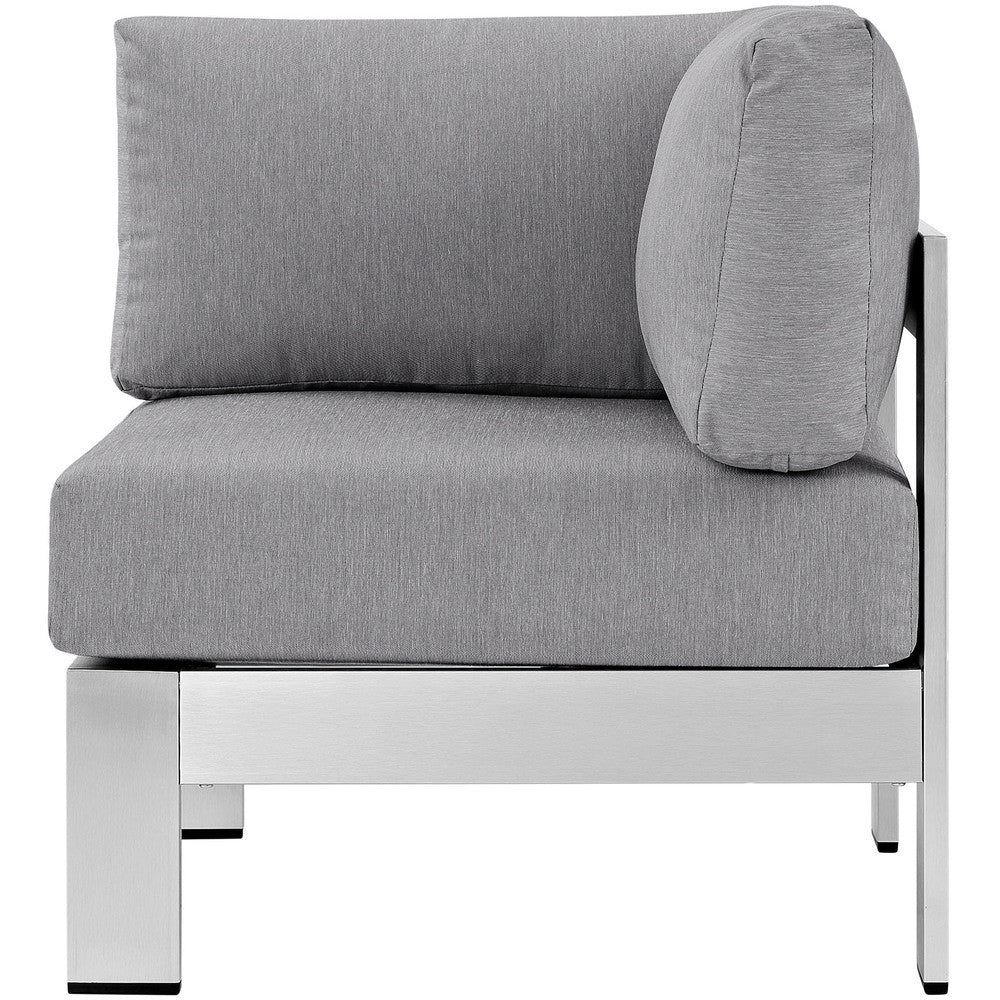 EEI-2264 Shore Outdoor Patio Aluminum Corner Sofa by Modway