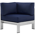 EEI-2264 Shore Outdoor Patio Aluminum Corner Sofa by Modway
