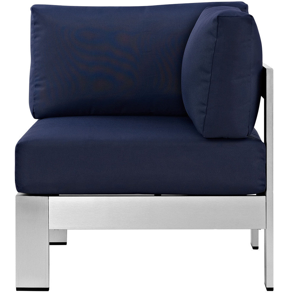 EEI-2264 Shore Outdoor Patio Aluminum Corner Sofa by Modway
