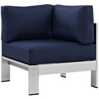 EEI-2264 Shore Outdoor Patio Aluminum Corner Sofa by Modway