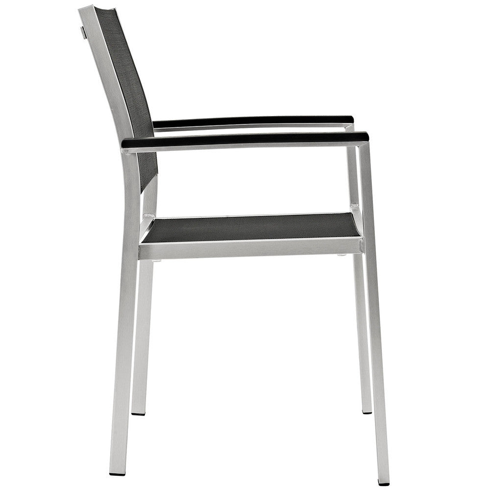 EEI-2272 Shore Outdoor Patio Aluminum Dining Chair by Modway