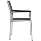 EEI-2272 Shore Outdoor Patio Aluminum Dining Chair by Modway
