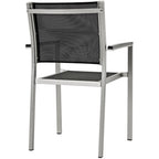 EEI-2272 Shore Outdoor Patio Aluminum Dining Chair by Modway