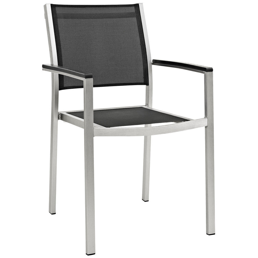 EEI-2272 Shore Outdoor Patio Aluminum Dining Chair by Modway
