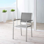 EEI-2272 Shore Outdoor Patio Aluminum Dining Chair by Modway
