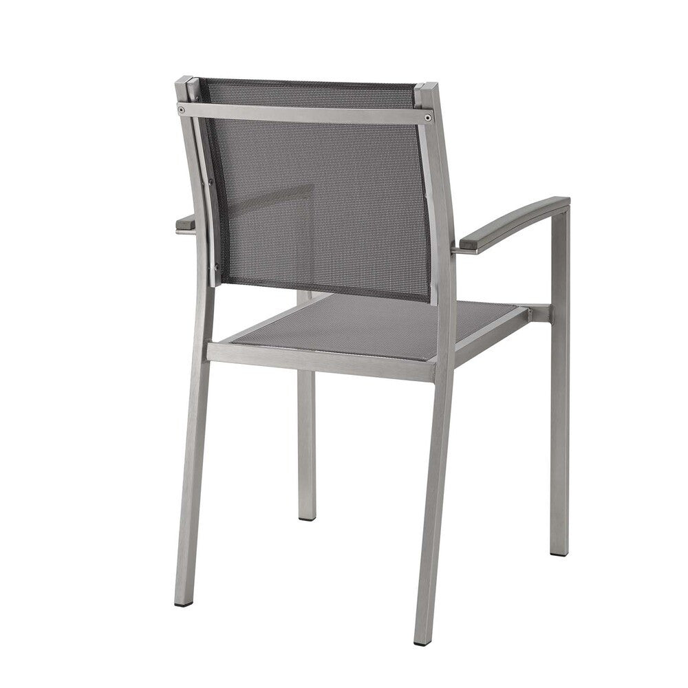 EEI-2586 Shore Outdoor Patio Aluminum Dining Chair Set of 2 by Modway