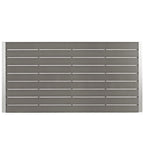 EEI-2251-SLV-GRY Shore Outdoor Patio Aluminum Dining Table by Modway