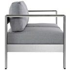 EEI-2267 Shore Outdoor Patio Aluminum Loveseat by Modway
