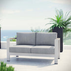 EEI-2267 Shore Outdoor Patio Aluminum Loveseat by Modway