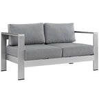EEI-2267 Shore Outdoor Patio Aluminum Loveseat by Modway