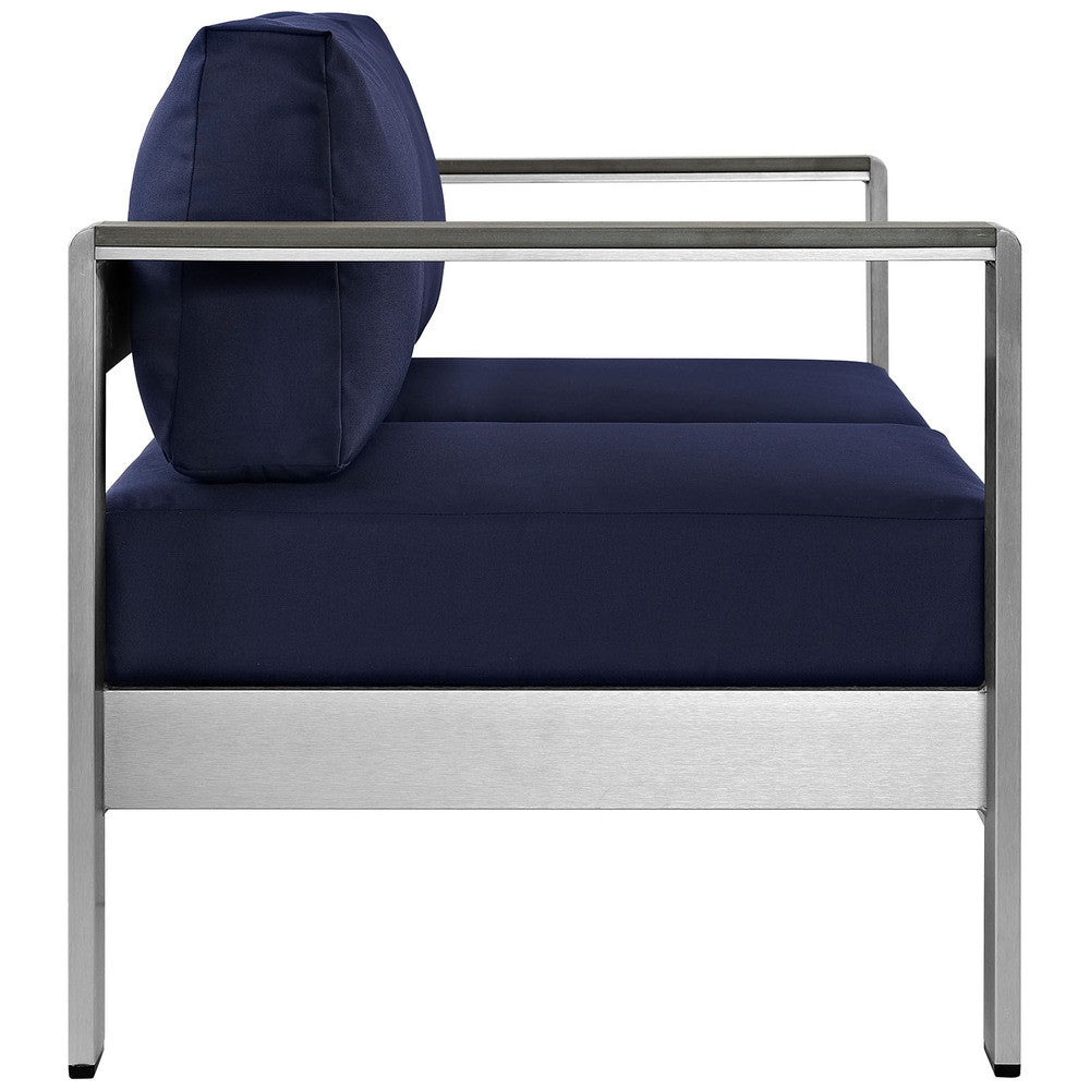 EEI-2267 Shore Outdoor Patio Aluminum Loveseat by Modway