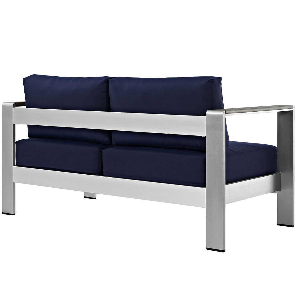 EEI-2267 Shore Outdoor Patio Aluminum Loveseat by Modway