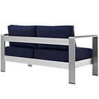 EEI-2267 Shore Outdoor Patio Aluminum Loveseat by Modway
