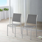 EEI-2585 Shore Outdoor Patio Aluminum Side Chair Set of 2 by Modway
