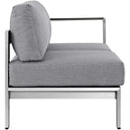 EEI-2262 Shore Right-Arm Corner Sectional Outdoor Patio Aluminum Loveseat by Modway