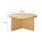 EEI-6580 Silas Round Wood Coffee Table by Modway