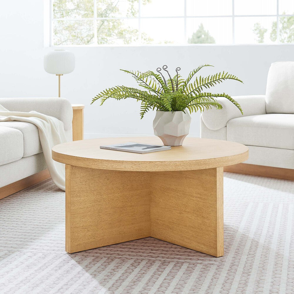 EEI-6580 Silas Round Wood Coffee Table by Modway