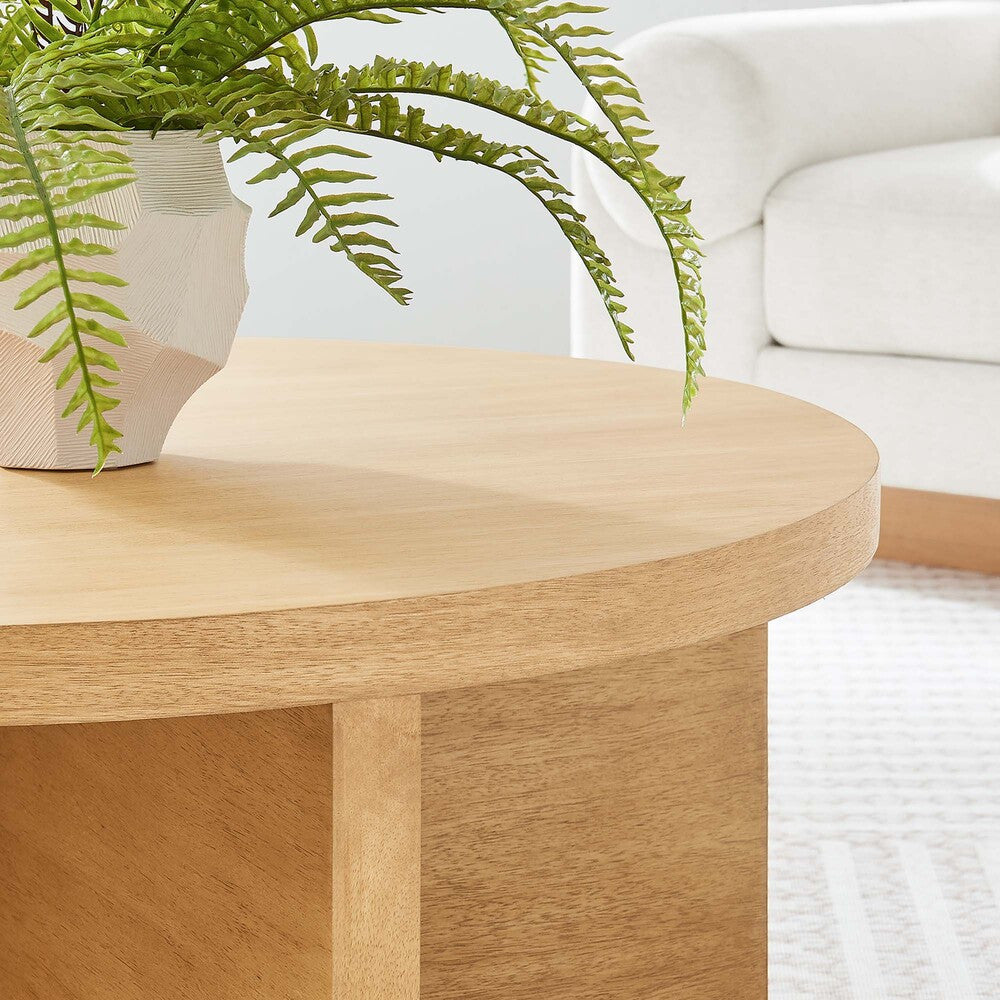 EEI-6580 Silas Round Wood Coffee Table by Modway
