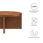 EEI-6580 Silas Round Wood Coffee Table by Modway