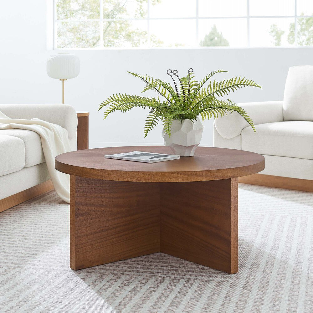 EEI-6580 Silas Round Wood Coffee Table by Modway