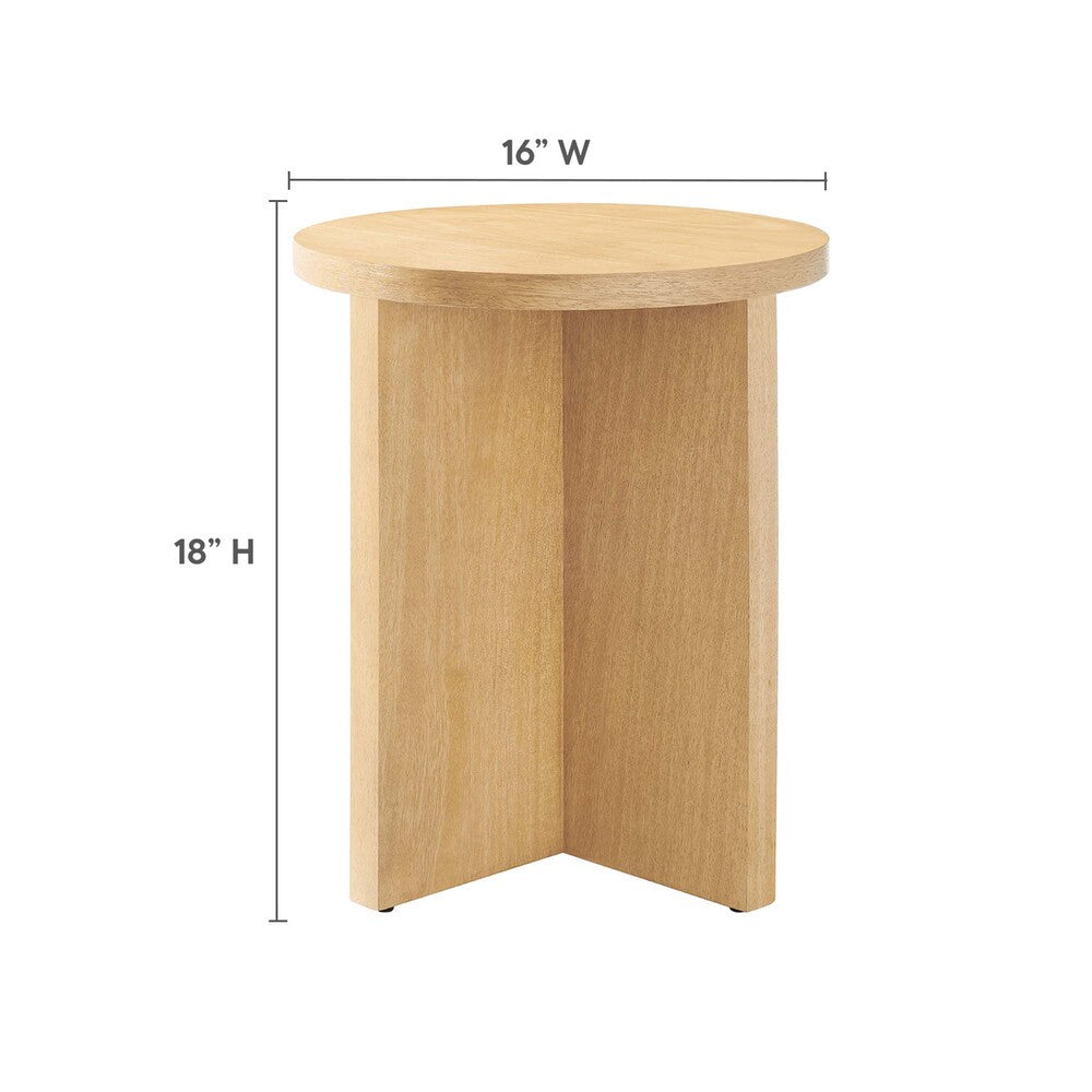 EEI-6579 Silas Round Wood Side Table by Modway