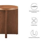 EEI-6579 Silas Round Wood Side Table by Modway