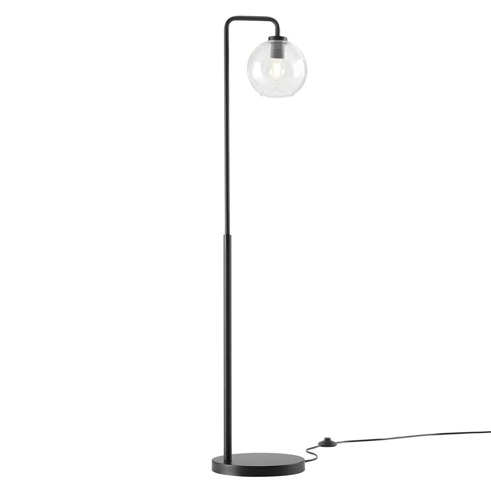 EEI-5616 Silo Glass Globe Glass and Metal Floor Lamp by Modway