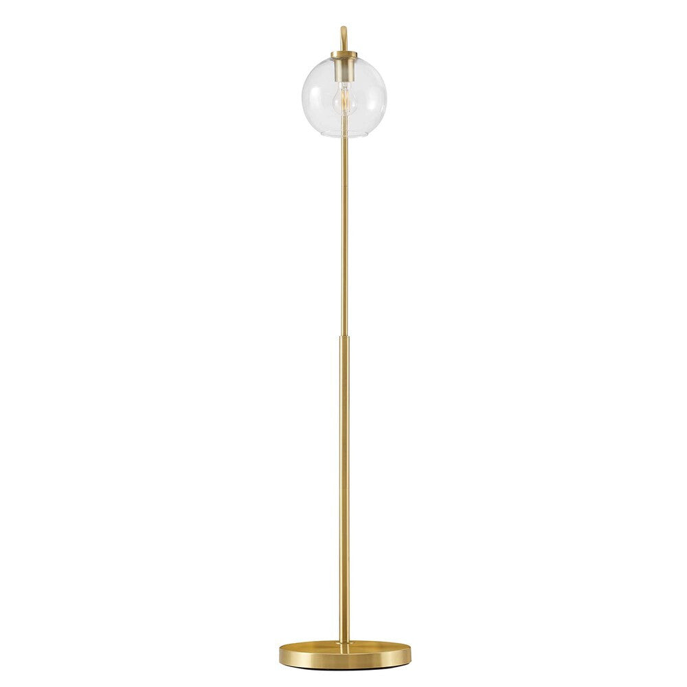 EEI-5616 Silo Glass Globe Glass and Metal Floor Lamp by Modway