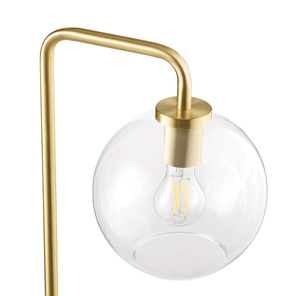 EEI-5616 Silo Glass Globe Glass and Metal Floor Lamp by Modway