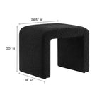 EEI-6737 Simba Boucle Fabric Waterfall Stool by Modway