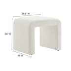 EEI-6737 Simba Boucle Fabric Waterfall Stool by Modway