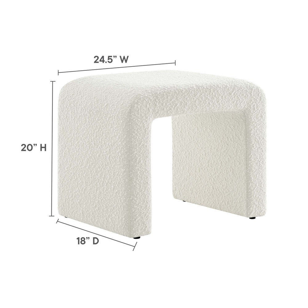 EEI-6737 Simba Boucle Fabric Waterfall Stool by Modway