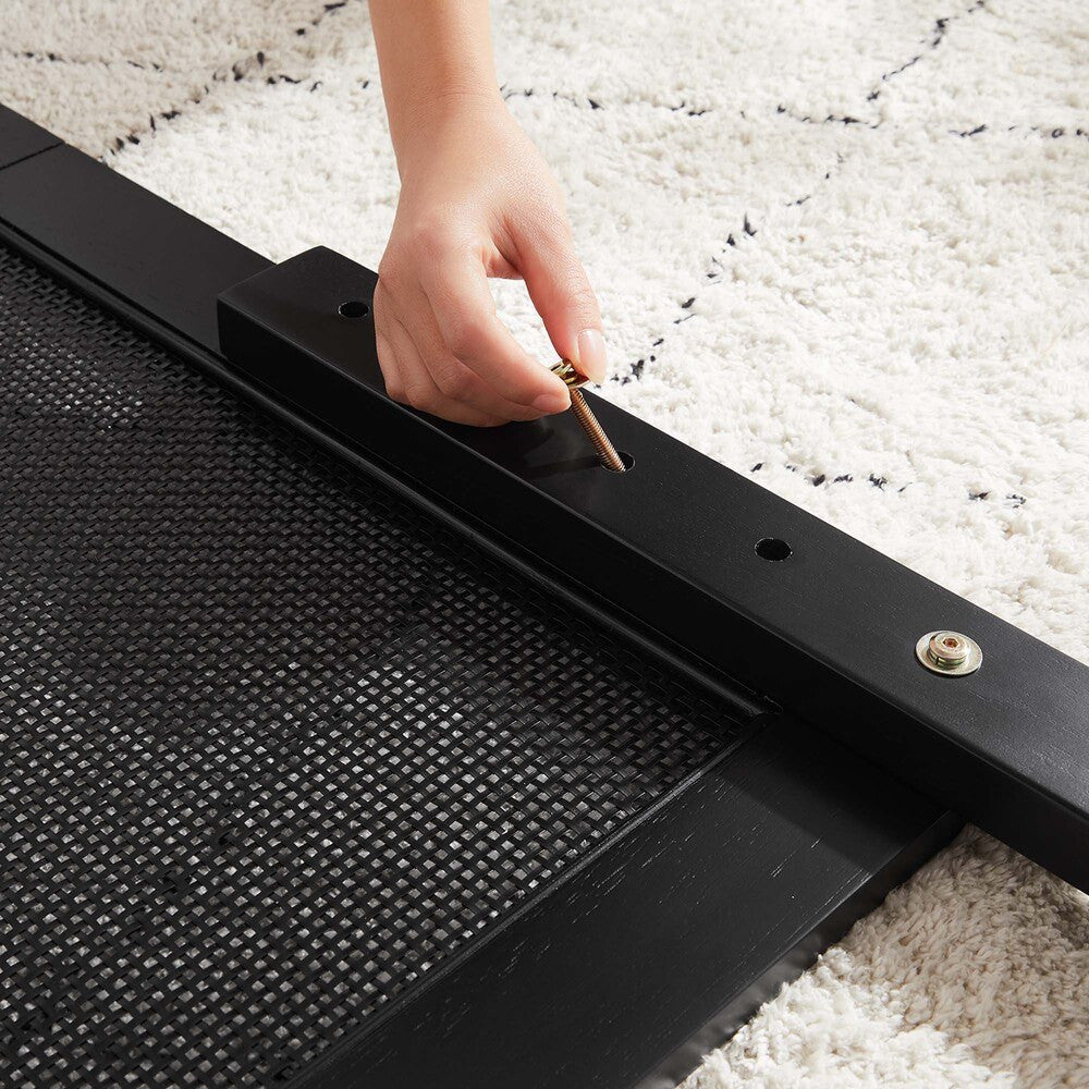 MOD-7153 Sirocco Rattan and Wood Full Platform Bed by Modway