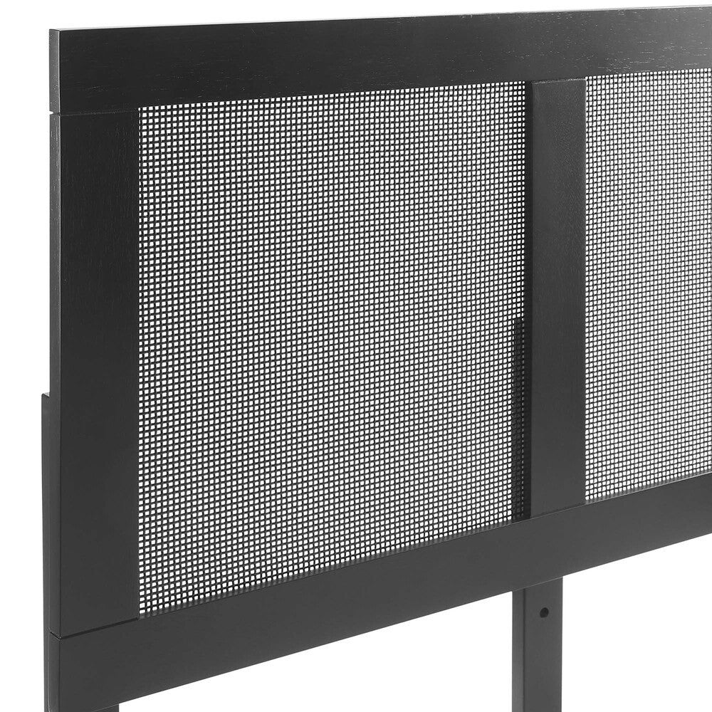 MOD-7153 Sirocco Rattan and Wood Full Platform Bed by Modway